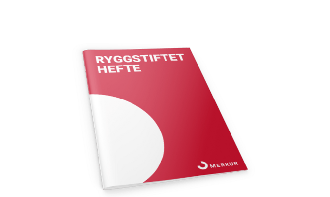 Ryggstiftet brosjyre
