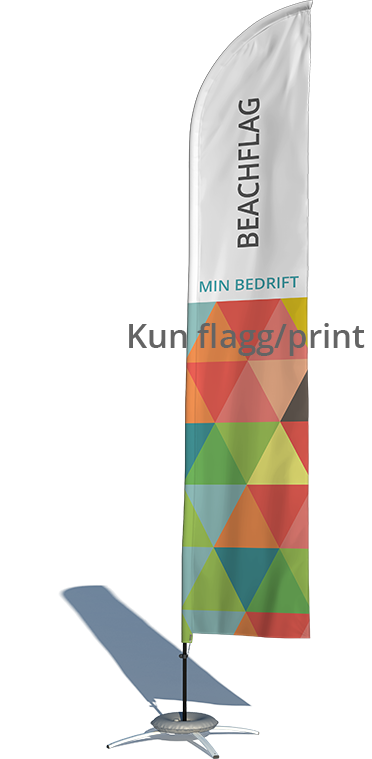Beachflag (MEDIUM 430) KUN FLAGG